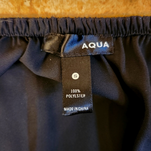 Aqua Off the Shoulder Romper - Picture 3 of 3